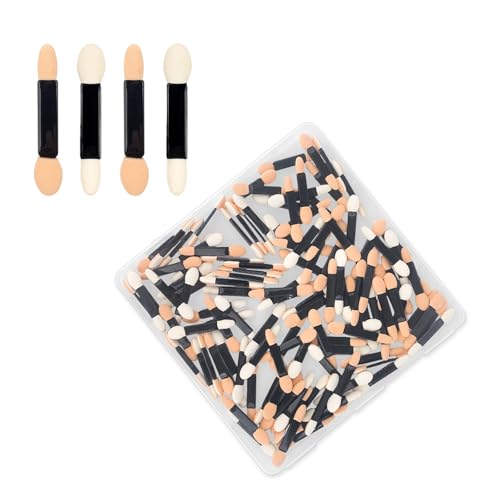 120PCS Disposable Eyeshadow Applicators - Dual-Sided Makeup Tool