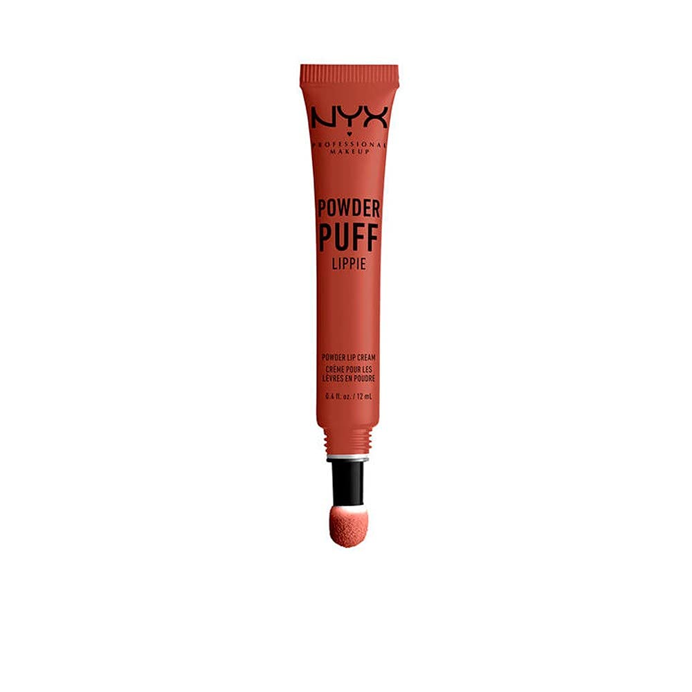 NYX Powder Puff Lippie Lip Cream - Liquid Lipstick in Puppy Love | Warm Medium Peach Shade