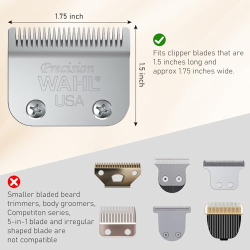 6 Pack Extra Long Hair Clipper Guards for Wahl Clippers - 1.25" to 2.5"