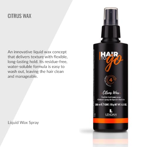 Lendan Citrus Hair Spray Wax - Flexible Long-Lasting Texturizer 200ml