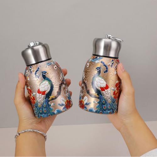 10 oz Mini Stainless Steel Thermal Water Bottle - Leakproof Travel Mug