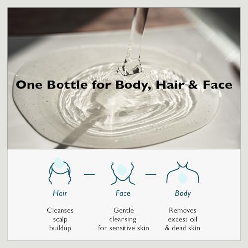 Lazy Society 3-in-1 Deep Scent Wash for Men - Face, Body & Hair Cleanser