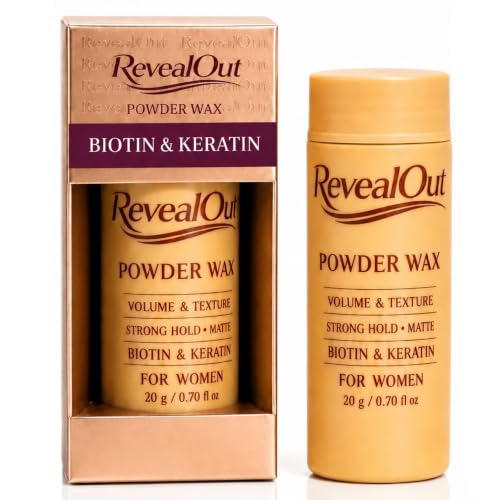 RevealOut Volumizing Hair Powder for Women - Strong Hold Matte Finish with Biotin & Keratin