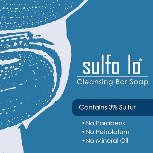 Sulfo-Lo Sulfur Cleansing Bar Soap for Face & Body 3.5 Ounce - Pack of 1