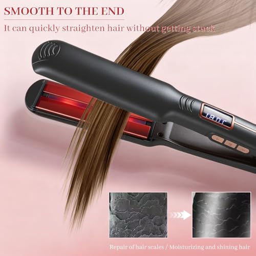 HomeBeyond 2.2 Inch Ionic Hair Straightener with Titanium Plates