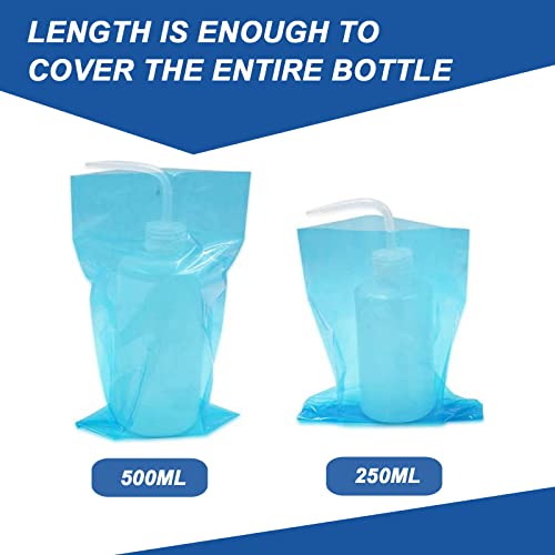 Blue Tattoo Wash Bottle Bags - 250pcs Disposable Covers