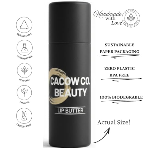 CaCow Lip Butter — All-Natural Hydrating Lip Moisturizer with Tallow & Cacao