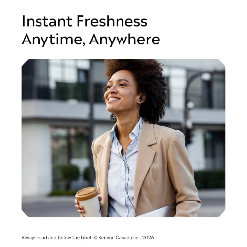 Listerine PocketPaks Breath Strips Cool Mint 72 Count (Pack of 2) – Instant Fresh Breath