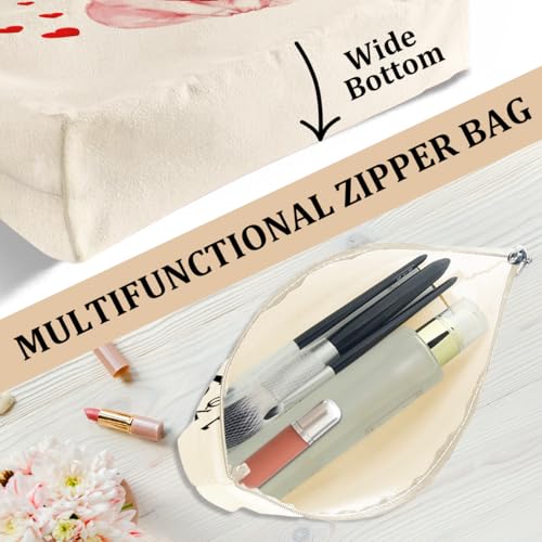 Pig Lover Canvas Tote Bag - Funny Animal Print Handbag for Shopping