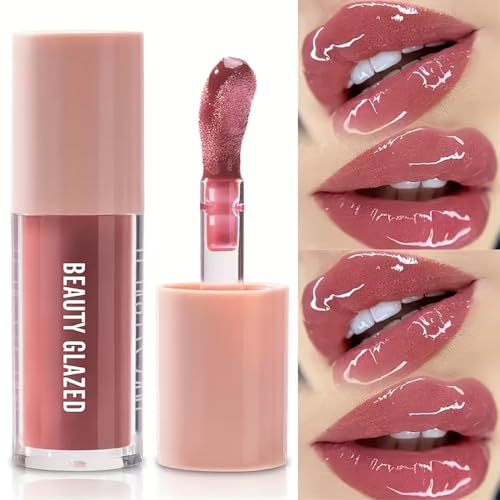 Beauty Glazed Lip Gloss & Liner Set - Rosewood Nude 2Pcs