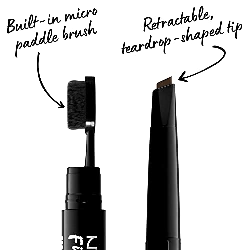 NYX Fill & Fluff Eyebrow Pomade Pencil 07 Espresso - Dual-Ended