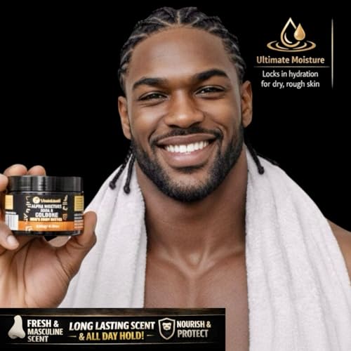 Men's Shea Butter Body Cream - Cologne Scented Moisturizer