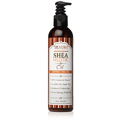 Shea Terra Organics Shea Nilotik' Oil - Fragrance-Free Body & Hair Oil 8 oz