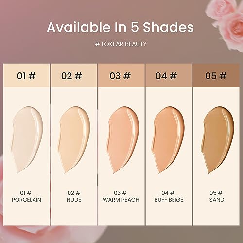 TOSOUATOP Airbrush Foundation Set 2.36oz - Full Coverage, Nude 02#
