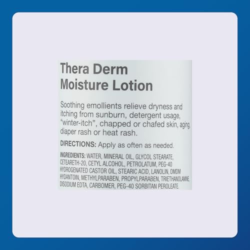 MAJOR Thera Derm Moisture Lotion 8 Fl Oz (Pack of 3) - Dry Skin Relief