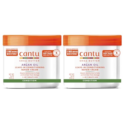 Cantu Leave-In Conditioning Repair Cream with Argan Oil, 16 oz
