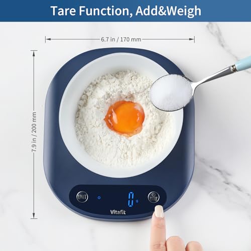 Vitafit 33lb Digital Kitchen Scale with High Precision Accuracy