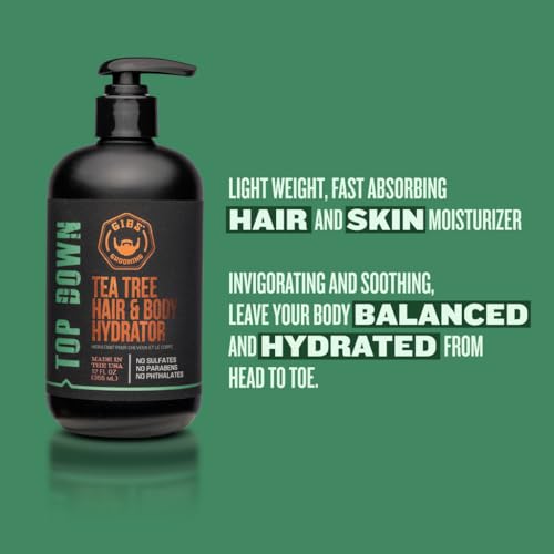 GIBS Top Down Hair and Body Hydrator - Lightweight Moisturizer