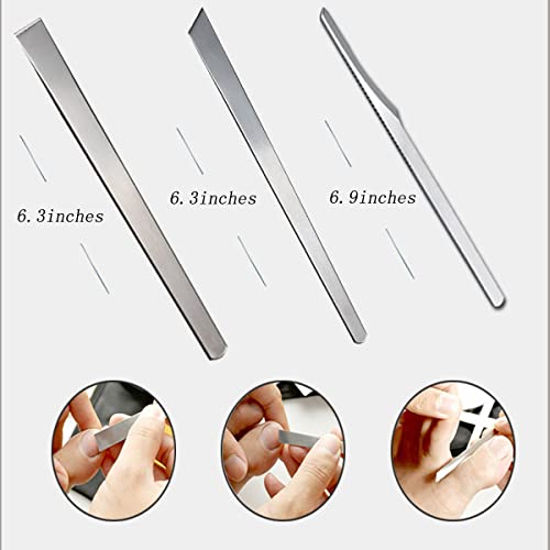3-Piece Stainless Steel Ingrown Toenail Pedicure Knife Set