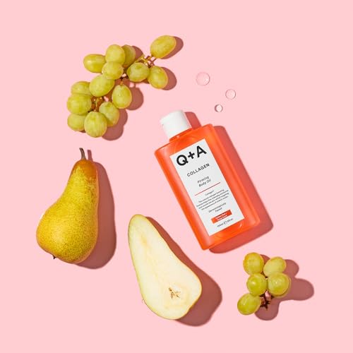 Q+A Collagen Body Oil 150ml - Nourishing Vegan Moisturizer