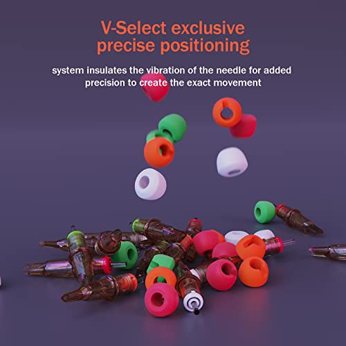 EZ V-Select Plus Tattoo Cartridge Needles 1025M1C - 16 Pack Curved Magnum