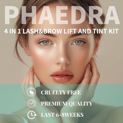 Phaedra 4-in-1 Professional Lash Lift and Brow Lamination Kit - Black