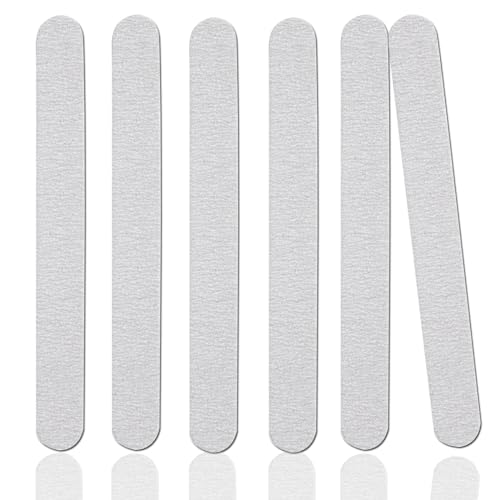 50pcs Wooden Nail Files Double Sided Emery Board 180/240 Grit Thin Variation