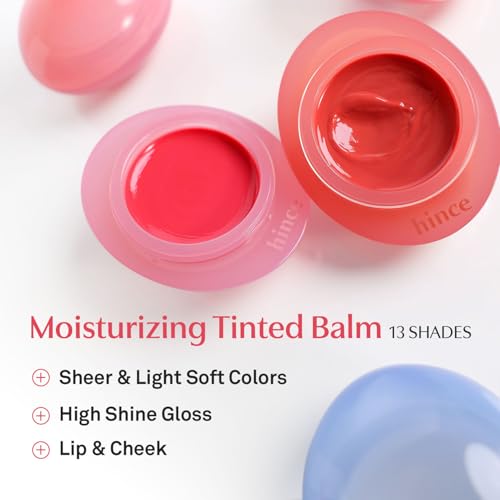 Hince Raw Glow Dewy Ball Tinted Lip Balm & Blush - Berry Coke