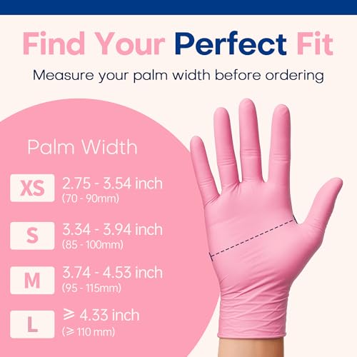 Supmedic Nitrile Exam Gloves - Powder-Free, Latex-Free, 100 Ct