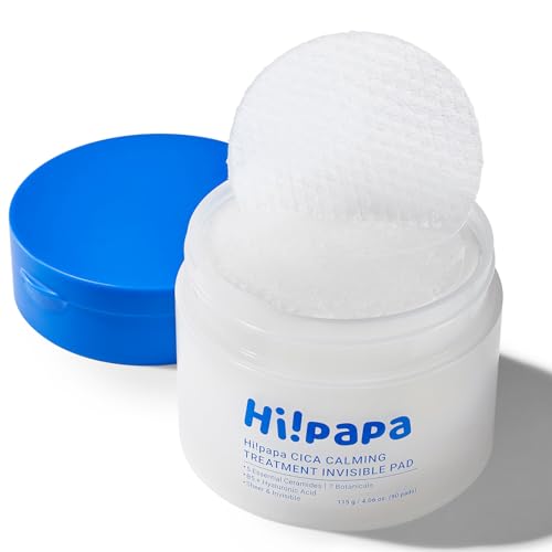 HI!PAPA Cooling Toner Pads - Hydrating Hydrogel for Sensitive Skin, 90 Pads