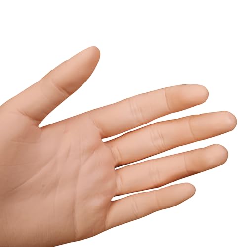 Left Practice Hand for Acrylic Nails with Holder - Flexible Mannequin Nail Practice Tool