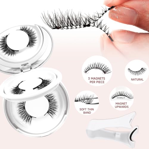 Higu Clace Magnetic Eyelashes Kit 2 Pairs with Applicator (A+C04)