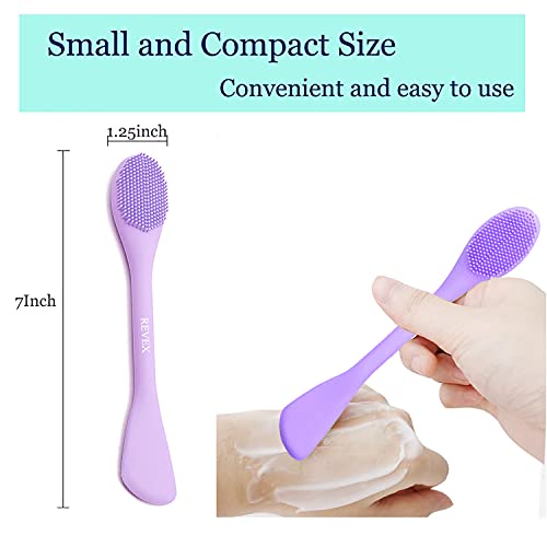 REVEX Silicone Face Scrubber & Mask Applicator - 2 Pcs Set