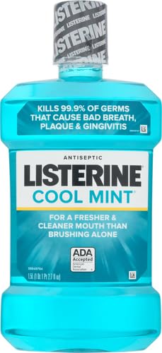 Listerine Cool Mint Antiseptic Mouthwash - 1.5L Pack of 2