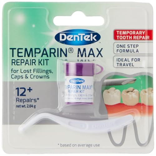 DenTek Temparin Max Dental Repair Kit - Temporary Filling & Crown Fix