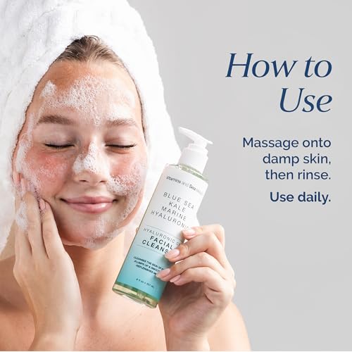 Hydrating Gel Facial Cleanser with Blue Sea Kale – 8 fl oz