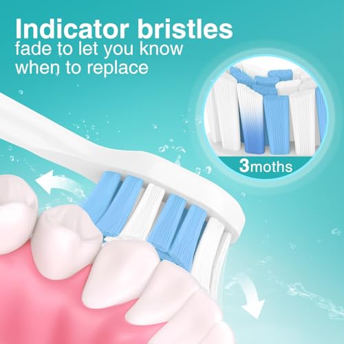 Aoremon White Toothbrush Heads for Philips Sonicare C2 G2