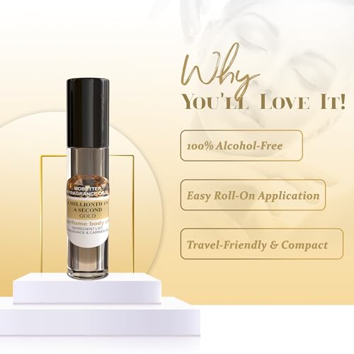 MOBETTER Women’s Perfume Oil - A Millionth of a Second Gold