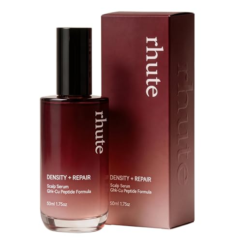 Rhute Hair Serum, Rhute Scalp Serum Daily Strengthening Treatment for Weak or Damaged Haireptide-Powered Formula for Thicker (1pcs)