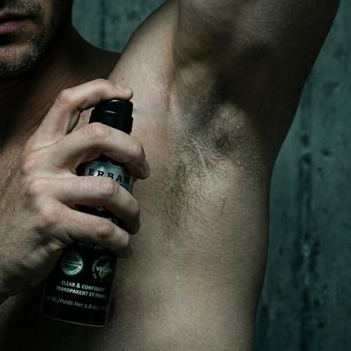 Herban Cowboy Men's Dry Spray Deodorant Sport 2.8 oz Vegan, Paraben-Free, No Phthalates