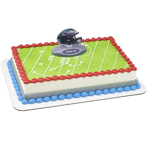 NFL Philadelphia Eagles Cake Topper - Reusable Football Helmet Decoration