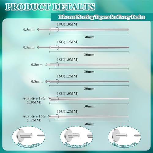 Accirrch Piercing Ball Grabber Tool & Jewelry Insertion Kit