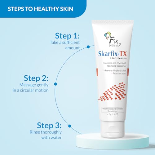 FIXDERMA Skarfix TX Face Cleanser for Melasma & Hyperpigmentation - 75g