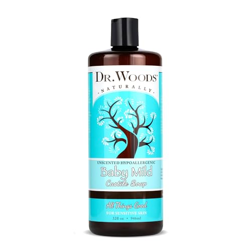 Dr. Woods Unscented Baby Mild Liquid Castile Soap - 32 Oz