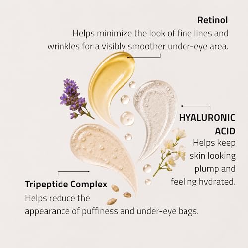 YEOUTH Retinol Eye Cream 0.5 Fl Oz with Hyaluronic Acid