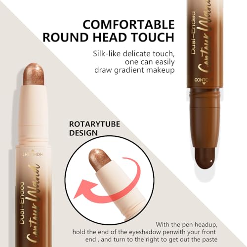 IATMOMOD 2-in-1 Waterproof Contour Stick Deep Rich 26 - Bronzer & Highlighter