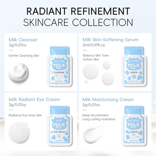 LOTIZUO Travel Skincare Set - 50 Mini Essentials (Milk 50mini)