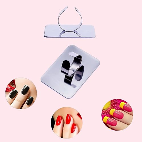 KissDate Stainless Steel Makeup Mixing Palette & Spatula Set