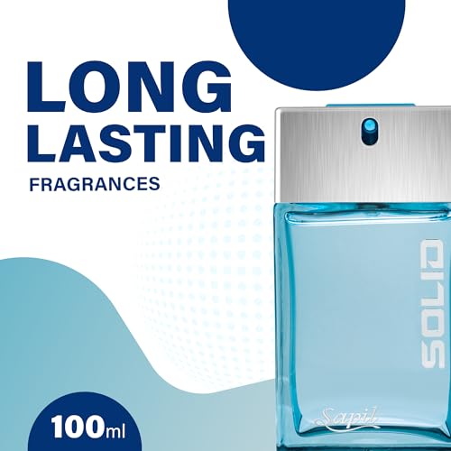 Sapil Solid Woody Cologne for Men - Sandalwood & Cedar EDT 3.4oz