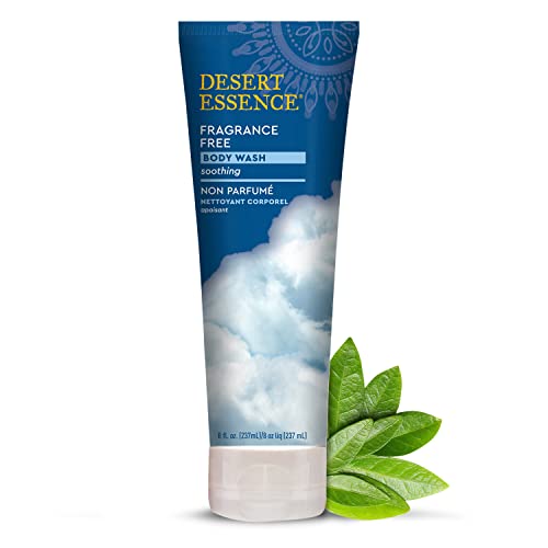 Desert Essence Fragrance-Free Body Wash for Sensitive Skin, 8 fl oz